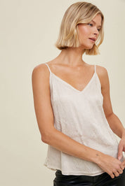 Adjustable Strap Lace Cami