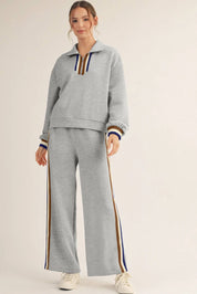 Striped Patchwork Loose Pant