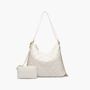Dream Quilted Dual Shoulder & Backpack Handbag