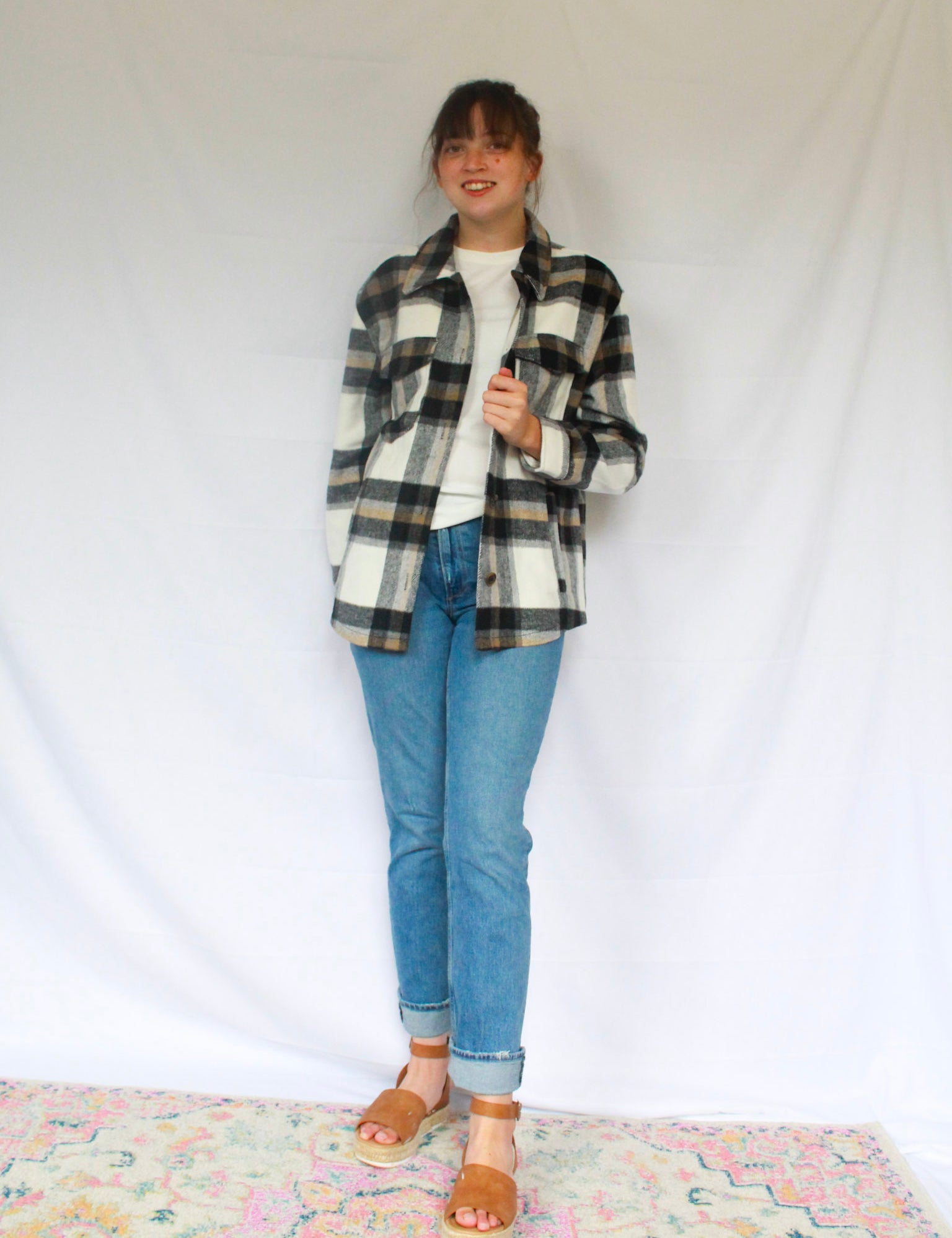 Bella Relaxed Fit Plaid Shacket