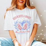 Red White & Boozy Cocktail Club Graphic Tee
