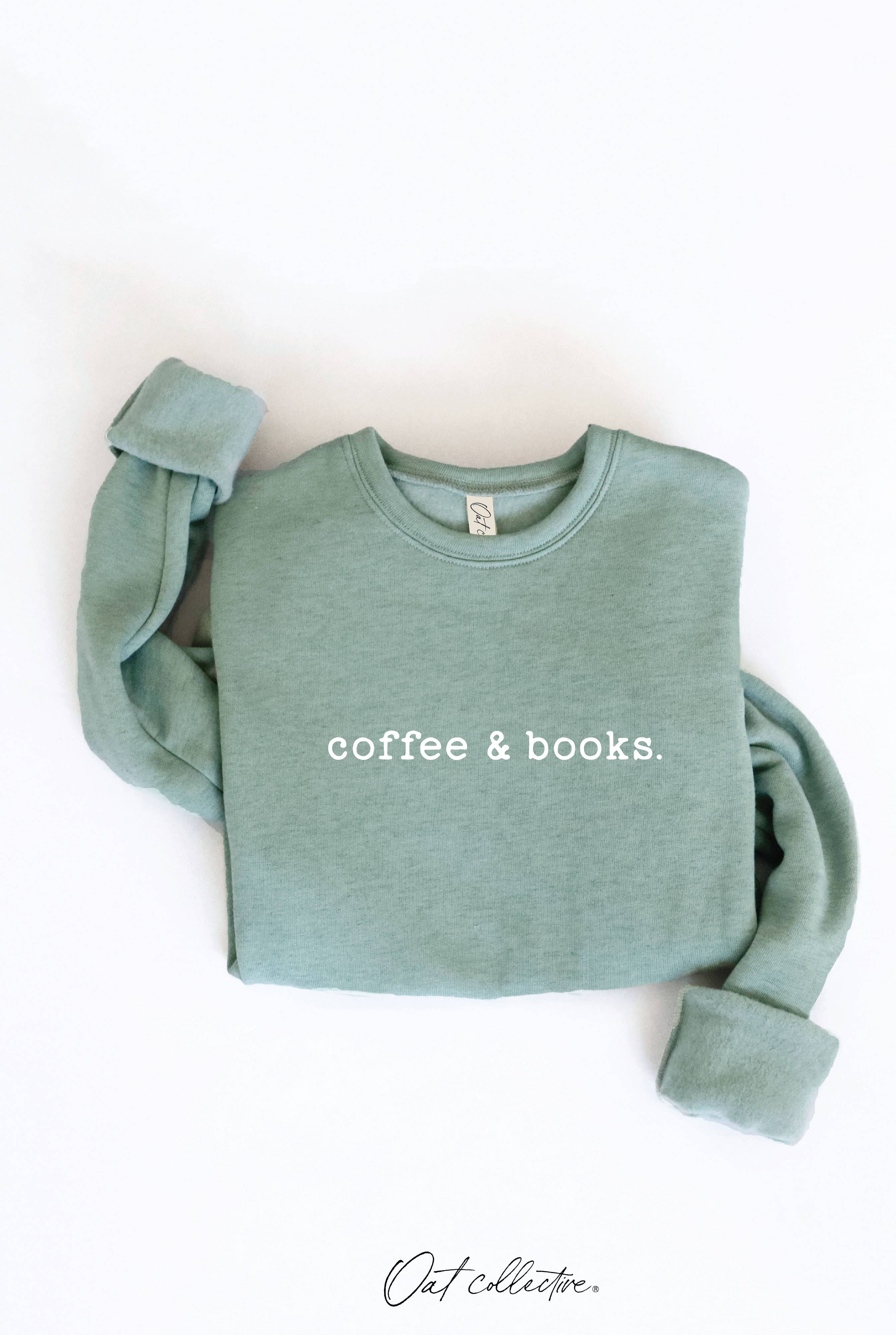 Coffee & Books Graphic Crewneck
