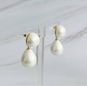 Teardrop Pearl Earrings