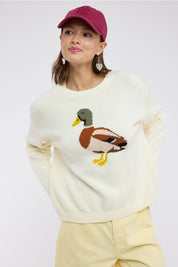 Mallard Duck Knit Sweater
