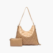 Dream Quilted Dual Shoulder & Backpack Handbag
