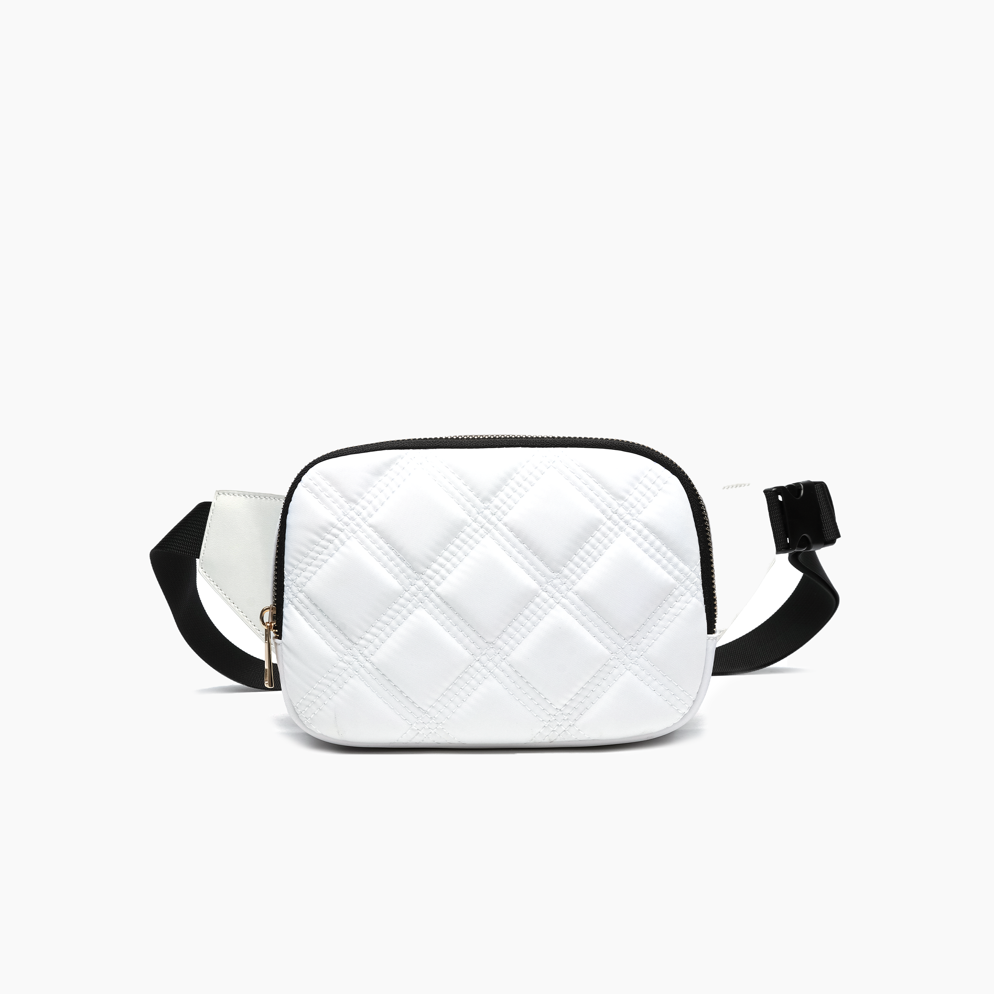 Structured Utility Quilted Nylon Fanny Pack