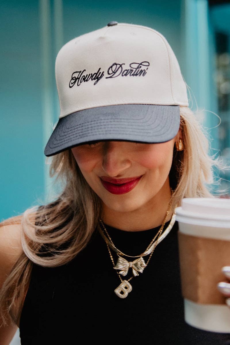 Howdy Darlin' Two-Toned Trucker Hat