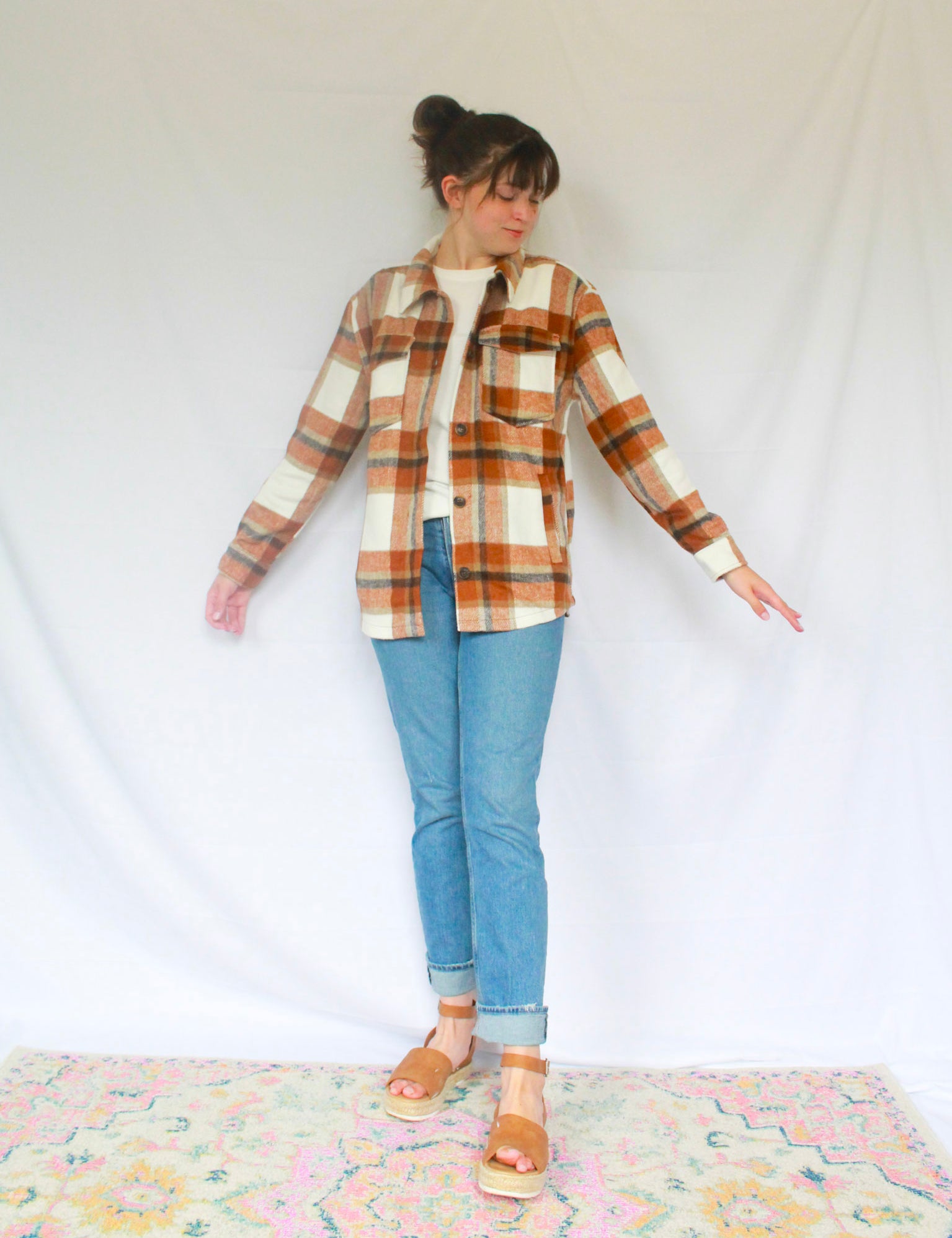 Bella Relaxed Fit Plaid Shacket