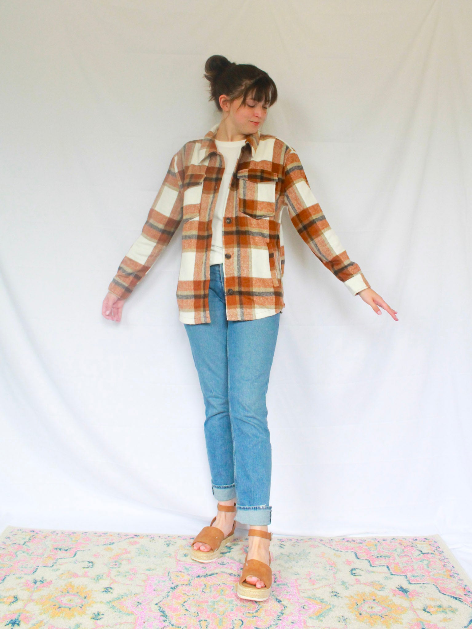 Bella Relaxed Fit Plaid Shacket