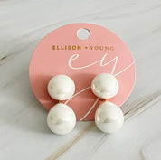 Teardrop Pearl Earrings