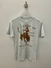 Giddy Up Christmas Graphic T-Shirt