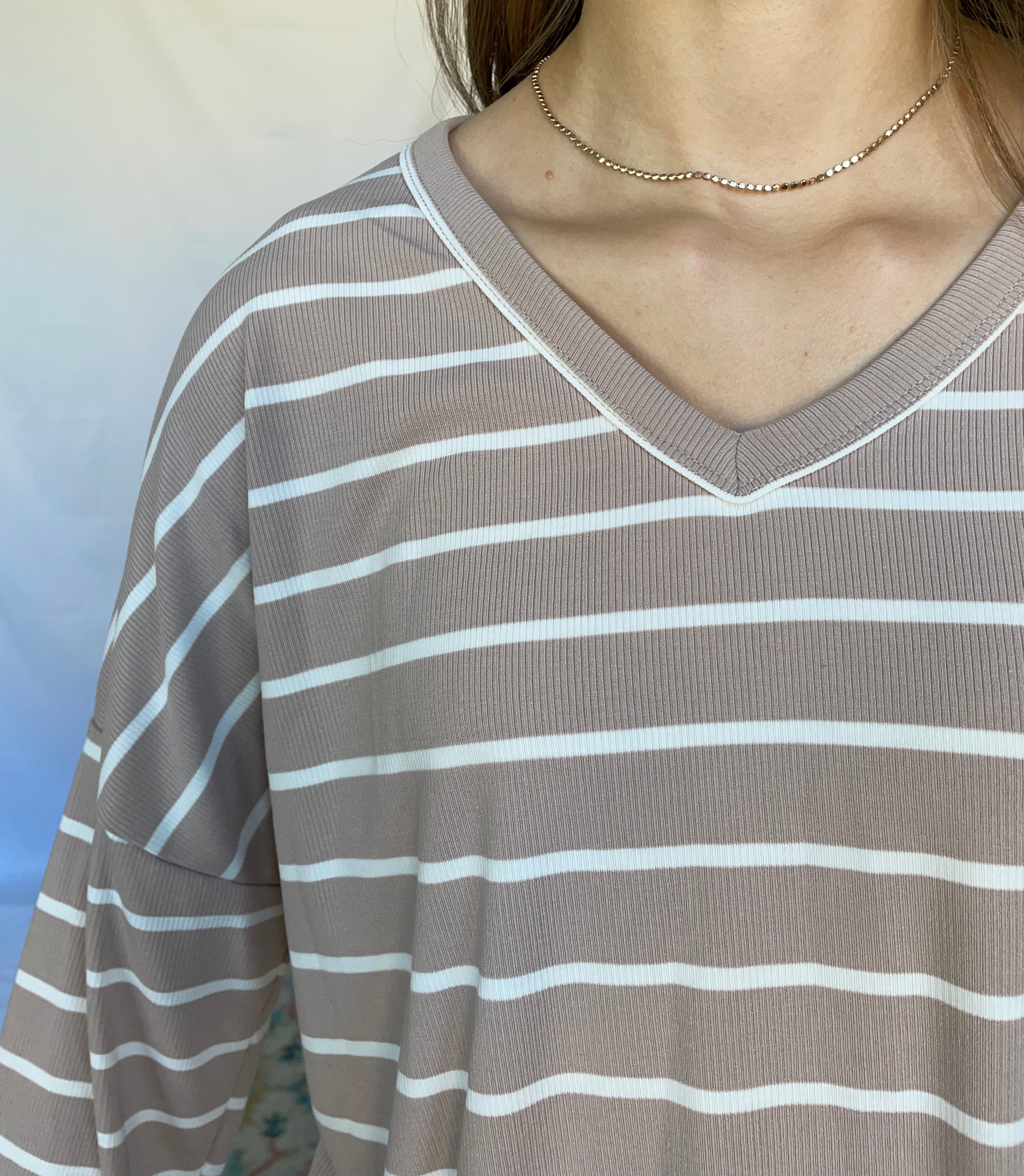 Striped Long Sleeve Top