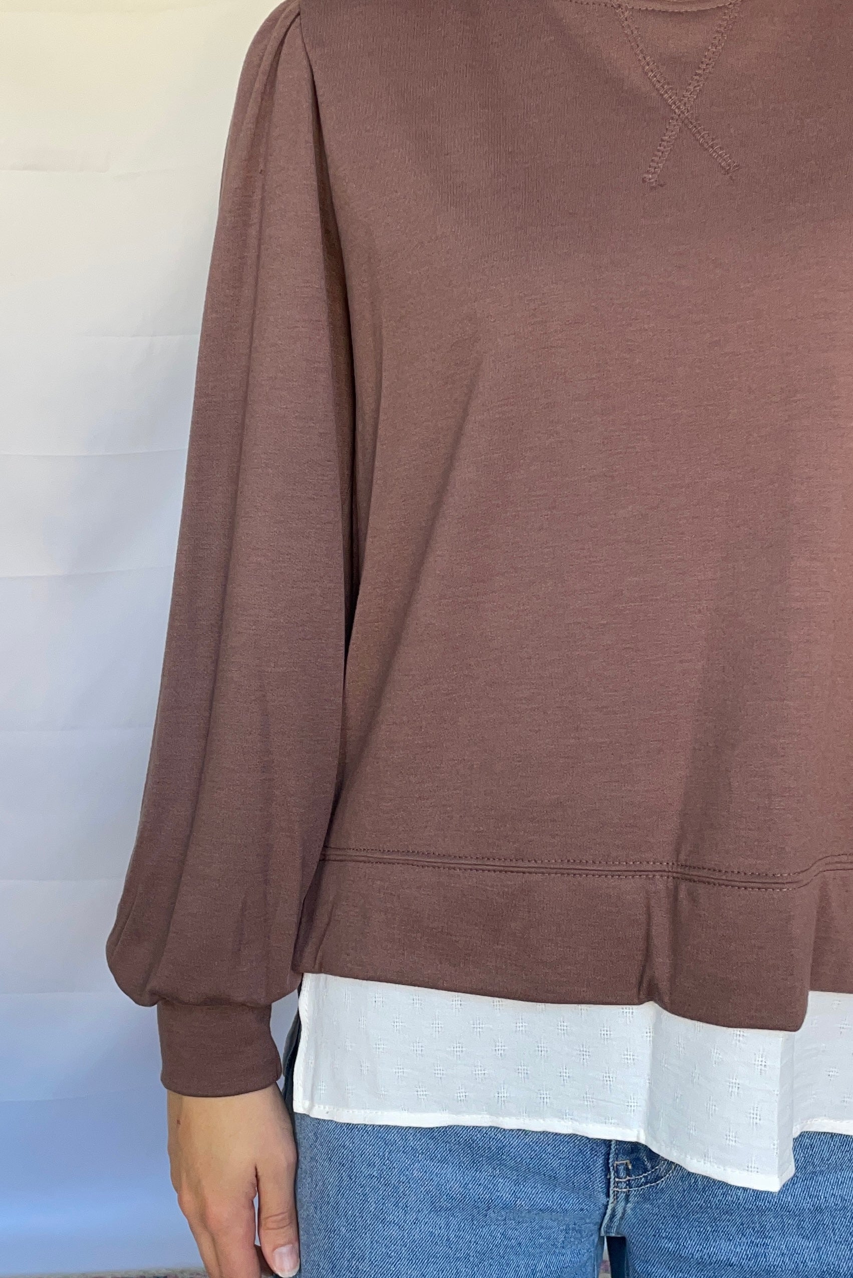 Layered Long Sleeve Top