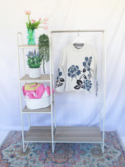 Flower Jacquard Sweater