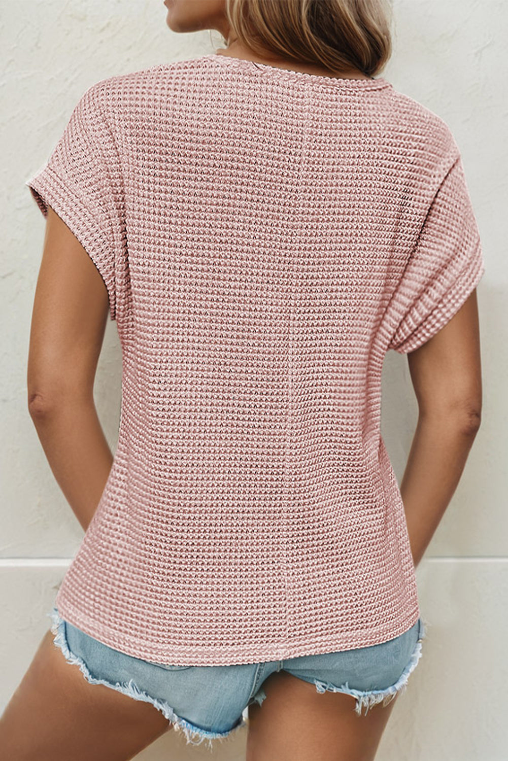 Lace Patchwork Short Sleeve Top
