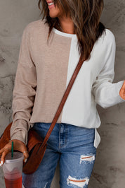 Colorblock Long Sleeve Top