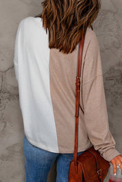 Colorblock Long Sleeve Top