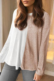 Colorblock Long Sleeve Top