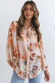 Floral Long Sleeve Lightweight Top