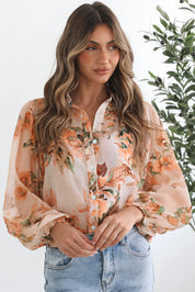 Floral Long Sleeve Lightweight Top