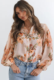 Floral Long Sleeve Lightweight Top