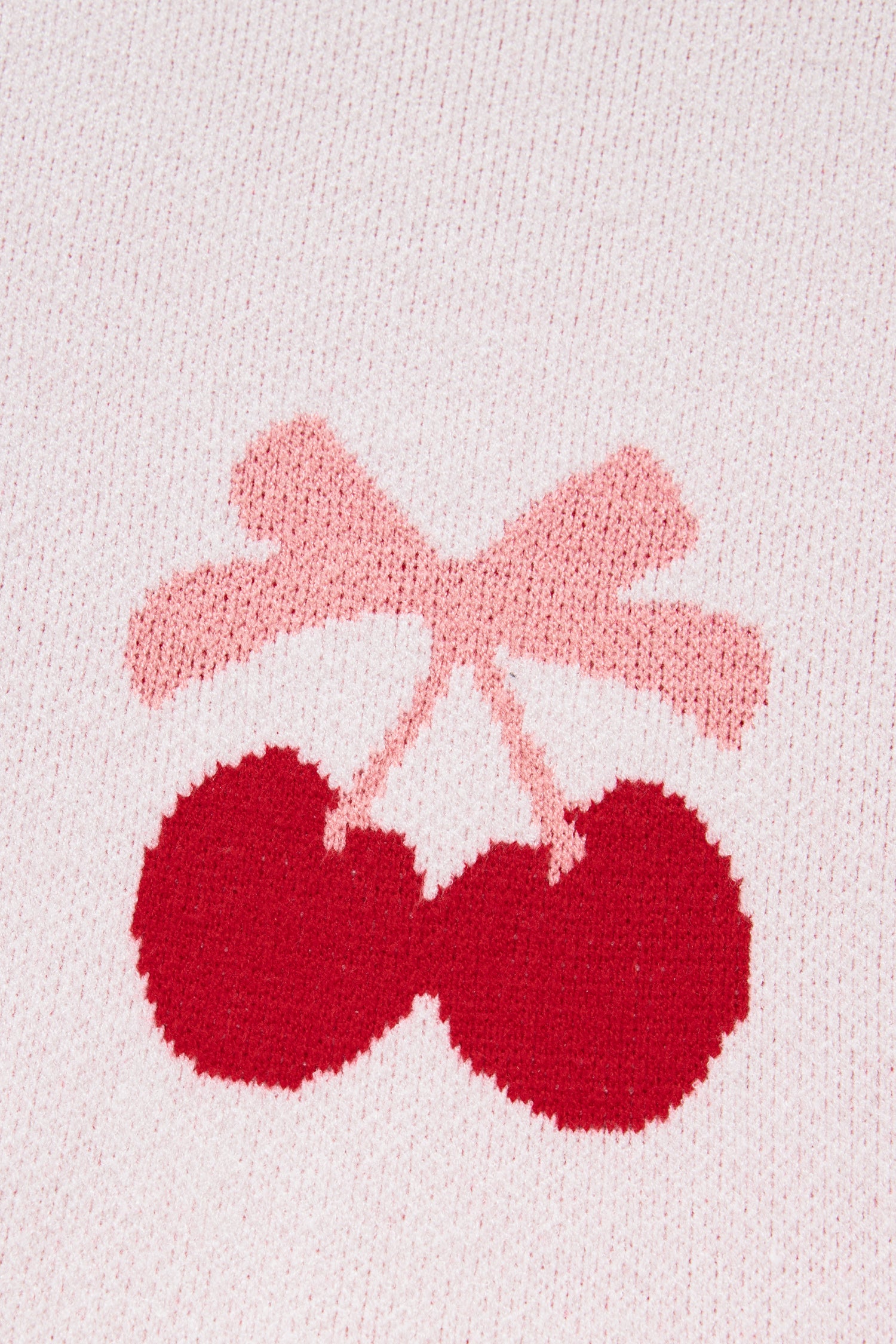 Cherry Drop Shoulder Sweater