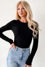 Ribbed Long Sleeve Bodysuit