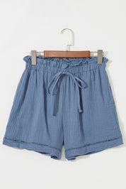 Cotton Gauze Drawstring Shorts