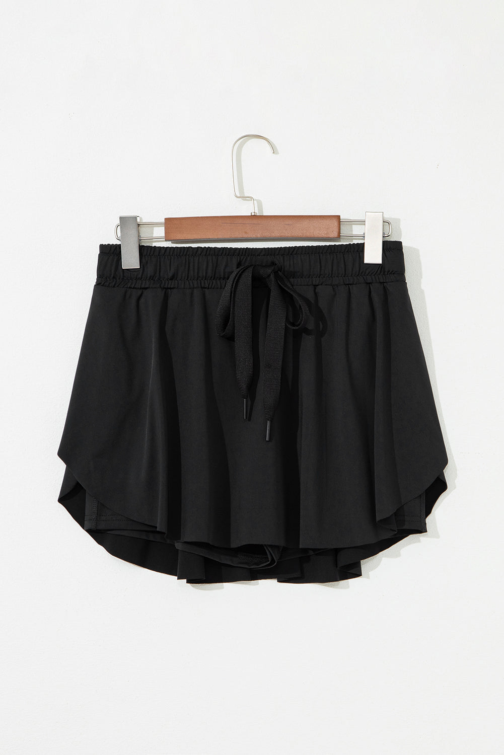 Drawstring Waistband Lined Athletic Skort