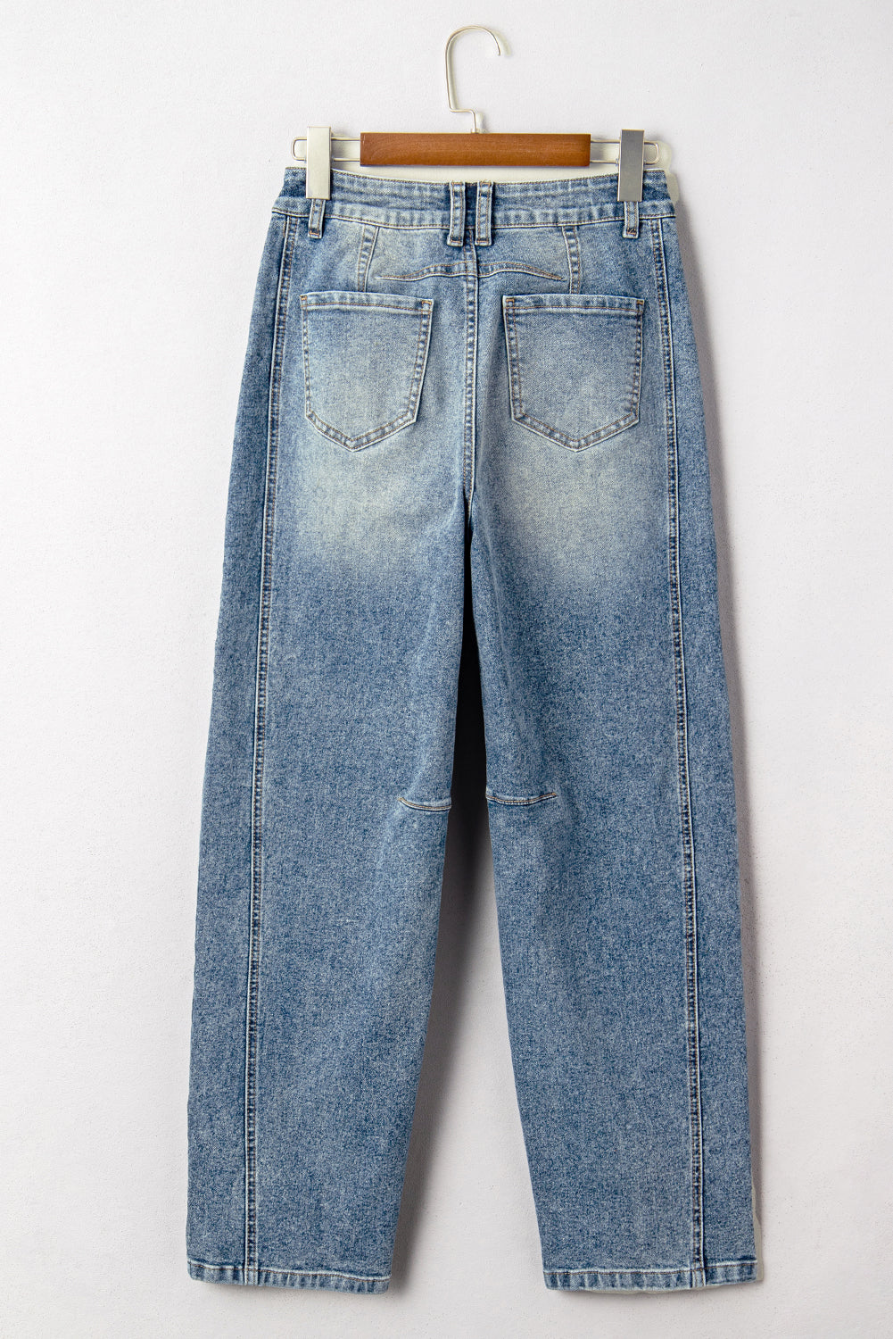 Vintage Washed Seam Detail Shift Jeans