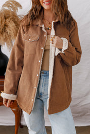 Fleece Lined Corduroy Jacket