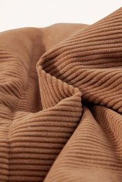 Corduroy Zipped Puffer Vest