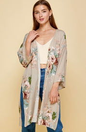 Taupe Rose Kimono