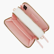 Jade Quilted Box Crossbody Purse