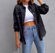 Distressed Loose Denim Jacket