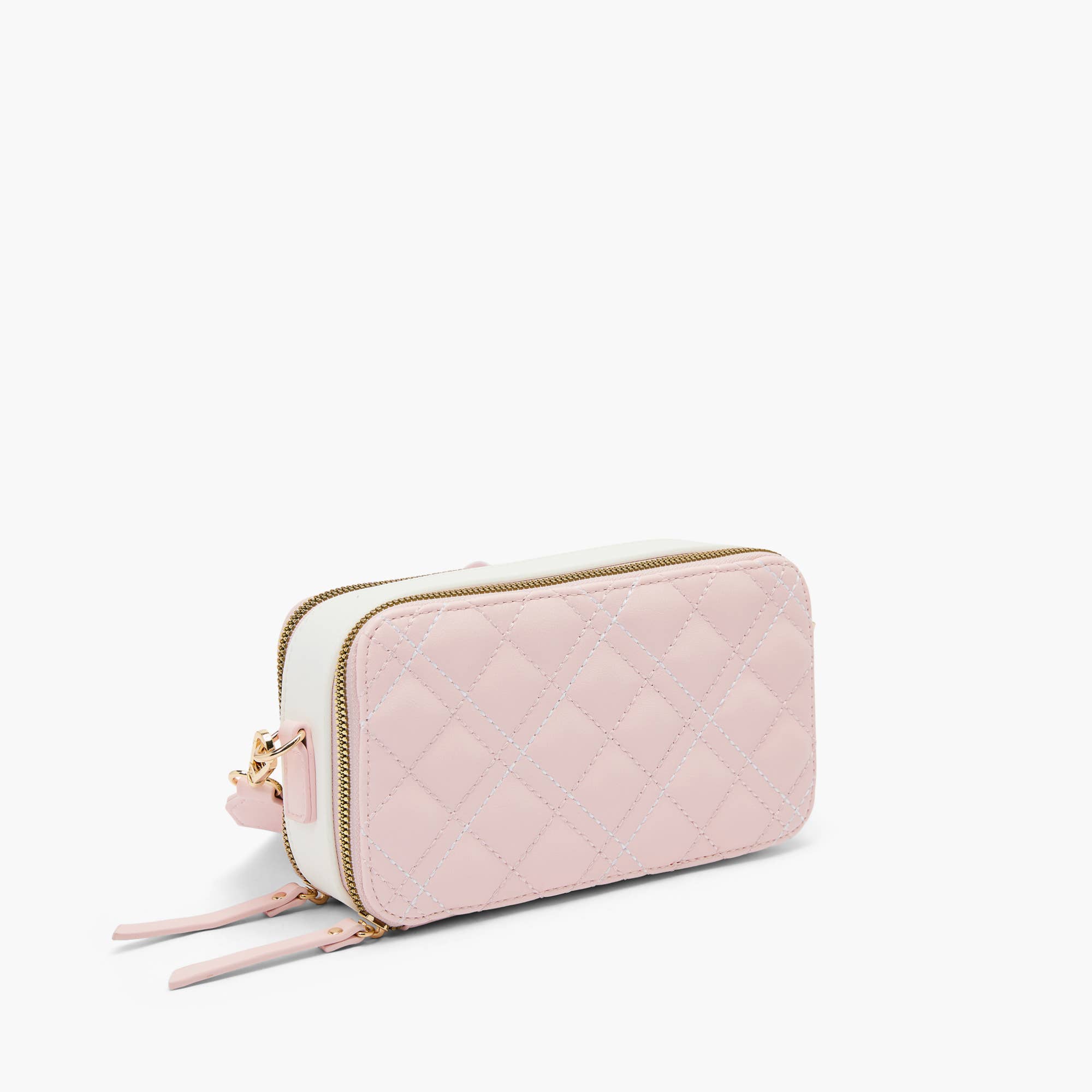 Jade Quilted Box Crossbody Purse