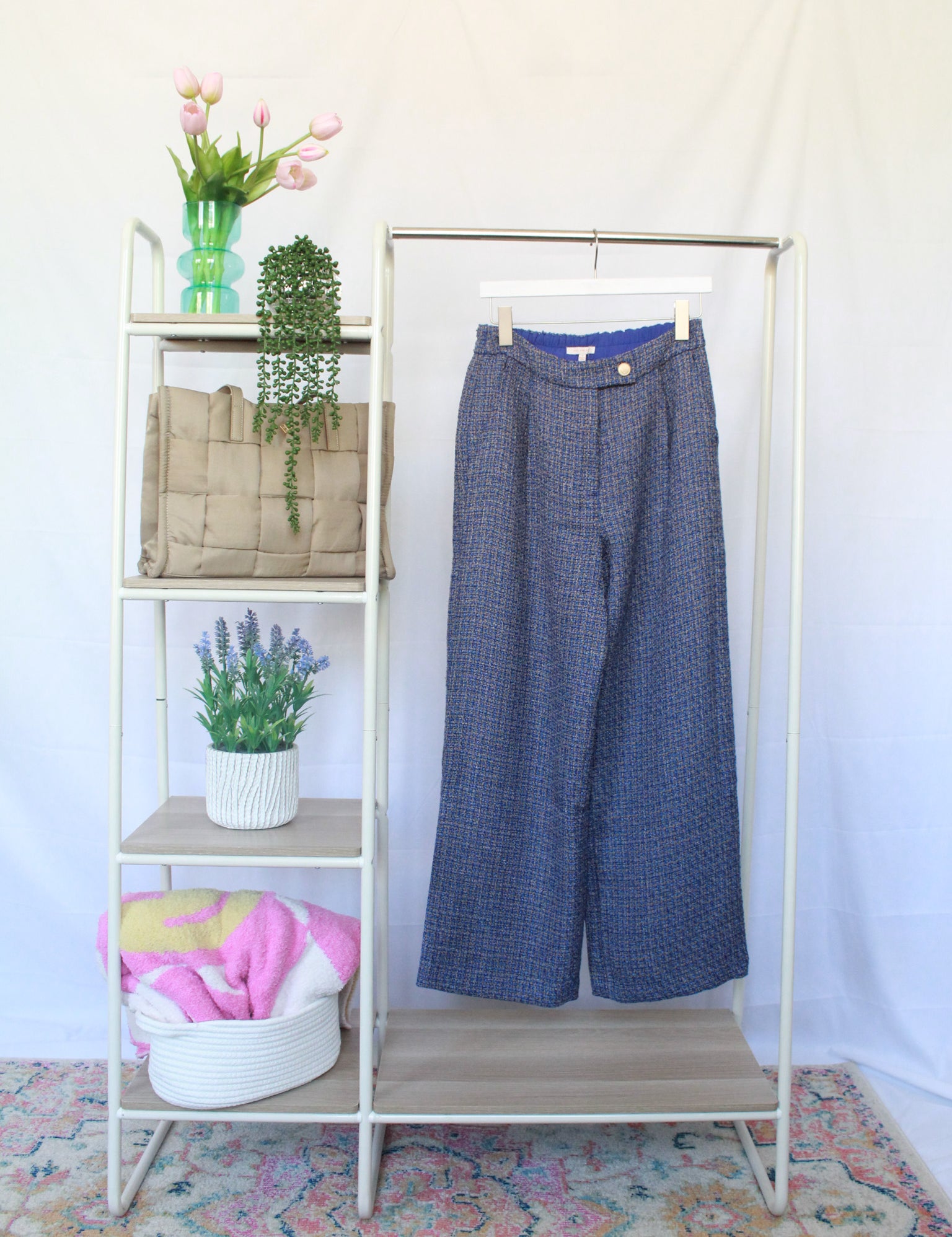 Tweed Wide Leg Pants