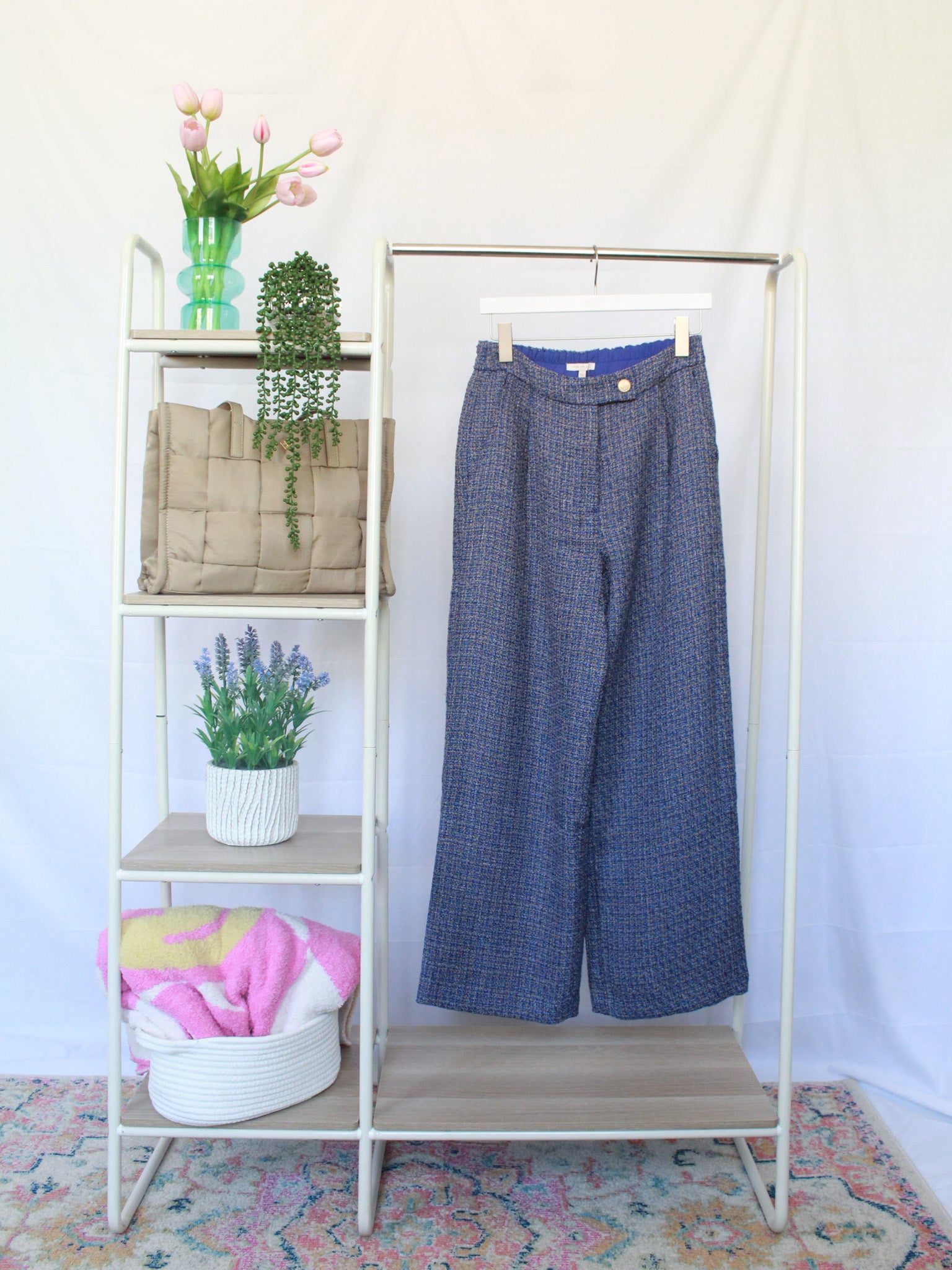 Tweed Wide Leg Pants