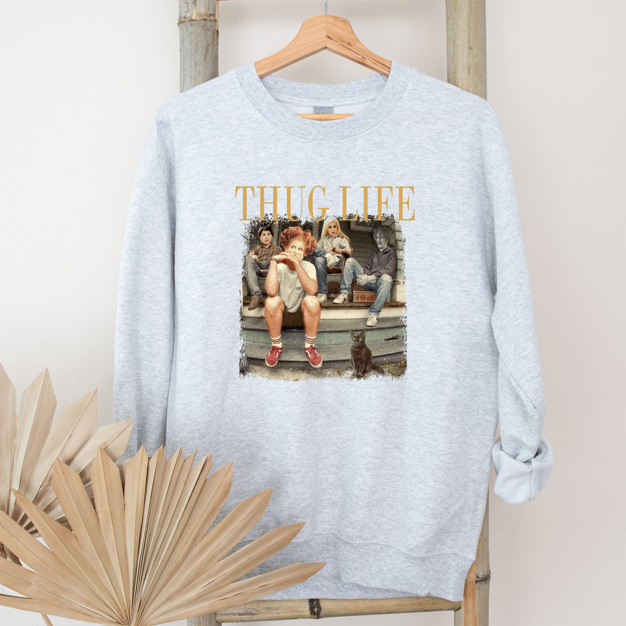 Thug Life Halloween Graphic Crewneck