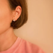 Bella Bezel Stud 2 Pack Earrings