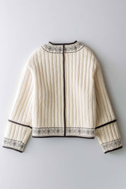 Boho Embroidered Quilted Western Cropped Jacket