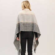 Subtle Stitch Fringe Oblong Scarf