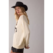 Horse Motif Knit Sweater