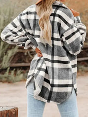Classic Plaid Button Flannel Shacket