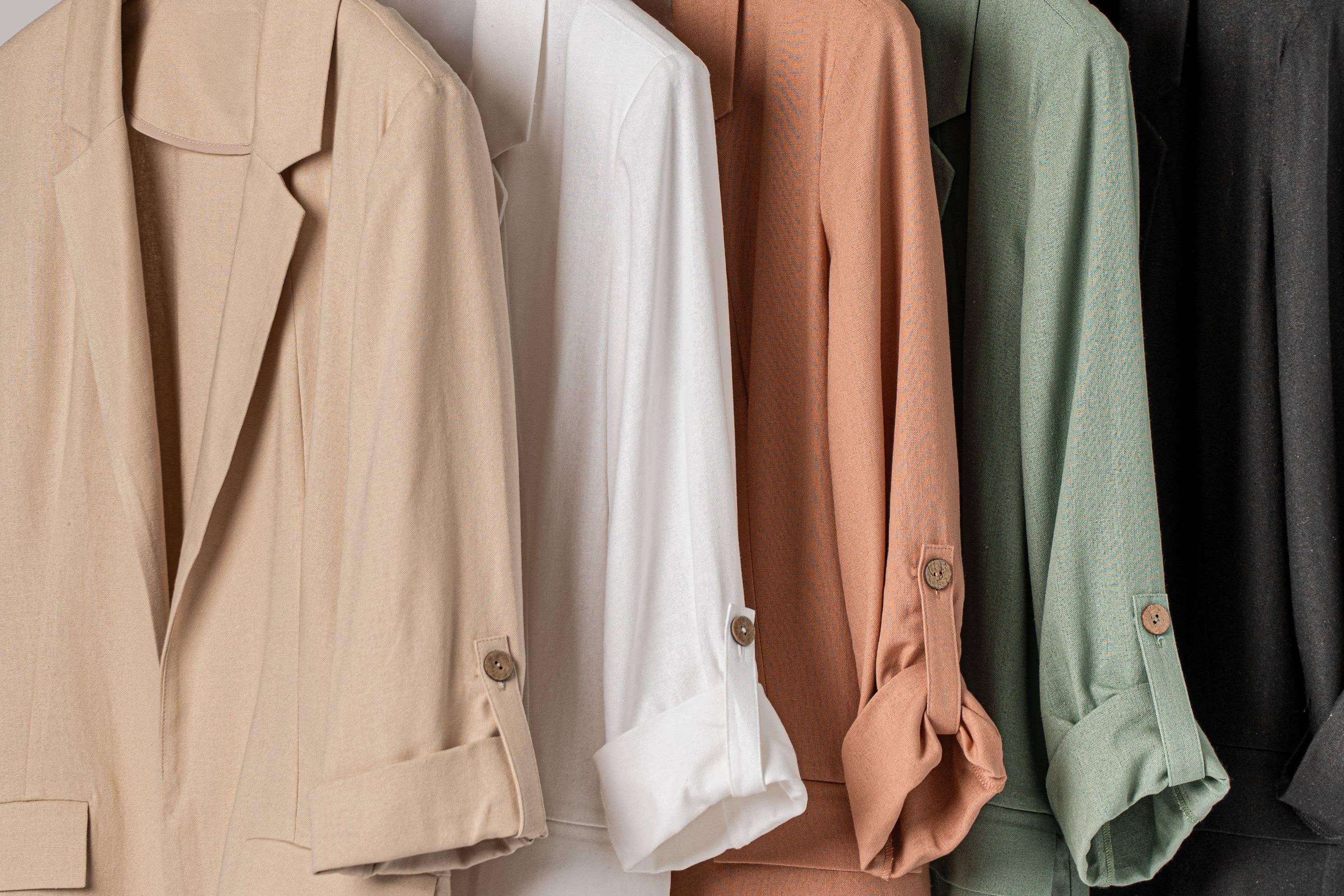 Oversized Tab Sleeve Blazer