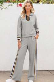 Striped Patchwork Loose Pant