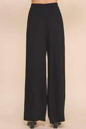 Soft Linen Wide Leg Pants