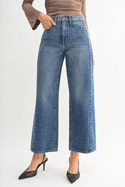 Just Black Denim Dark Barrel Jean Twist