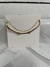 Golden Double Stack Necklace